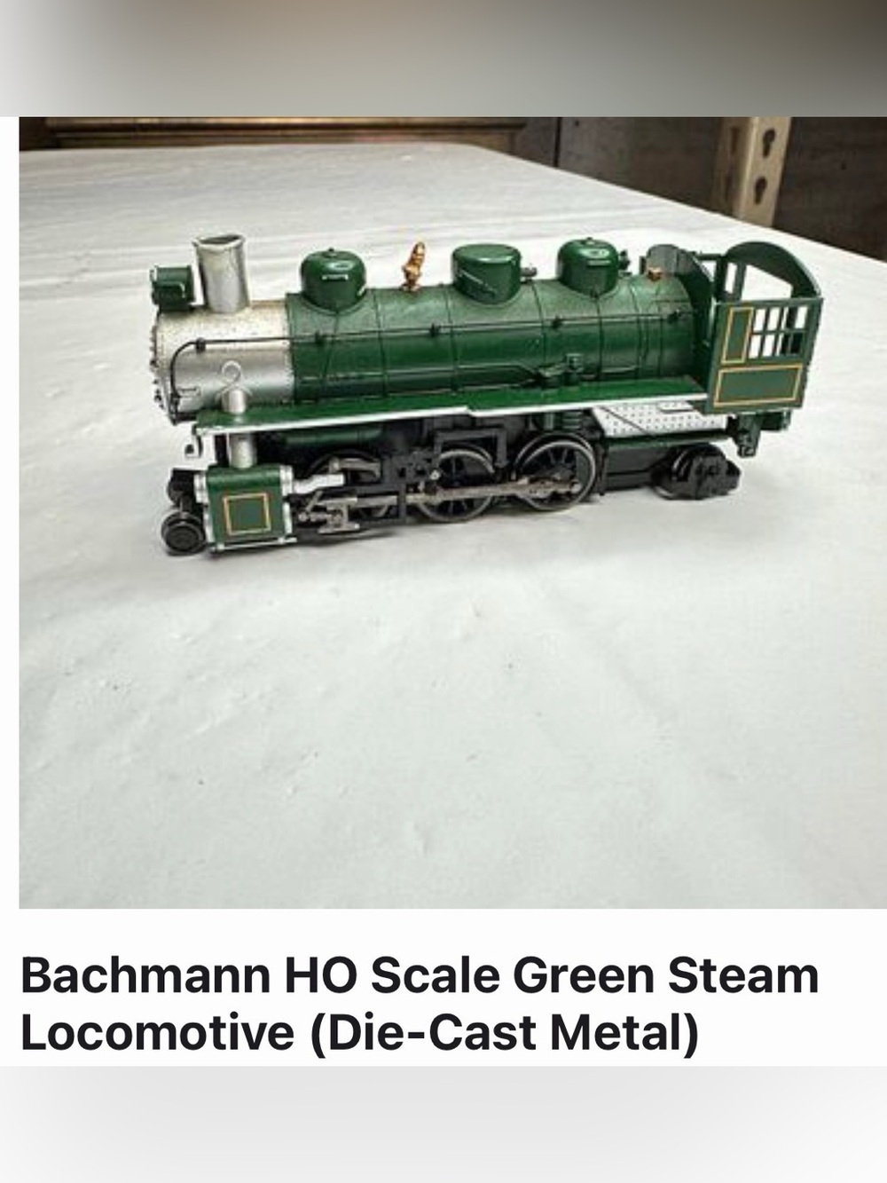 Bachmann HO Scale Southern 2-6-2
Prairie Steam Locomotive (Item #51504).
